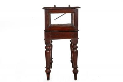 Rare Pair of Anglo Indian Teak Vitrine Display Tables Cabinets 19th century