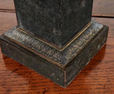 Rare Pair of French 18th c Tole Lamps