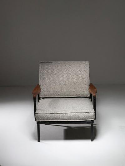 Rare Pair of Lounge Chairs Model P24 by Osvaldo Borsani for Tecno