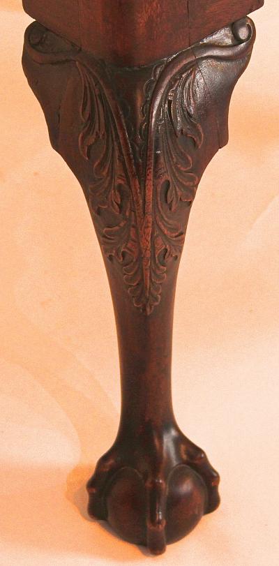 Rare Pair of Mahogany Chippendale Side Chairs