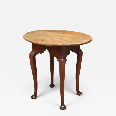 Rare Queen Anne Oval Top Tea Table
