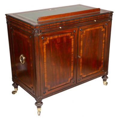 Rare Regency Mahogany Collectors Folio Cabinet
