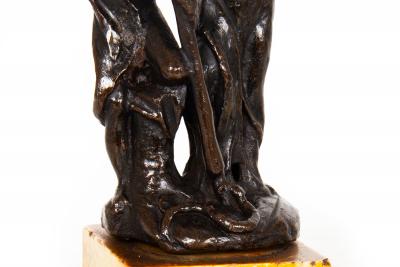 Rare Renaissance Northern Italian Bronze Sculpture of Angel 16th 17th century