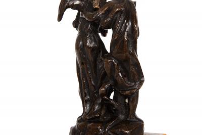 Rare Renaissance Northern Italian Bronze Sculpture of Angel 16th 17th century