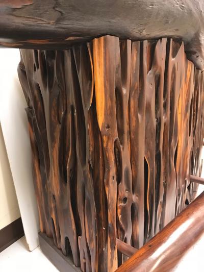 Rare Rosewood Bar and Stools