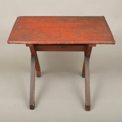 Rare Saw Buck Table