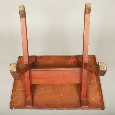 Rare Saw Buck Table
