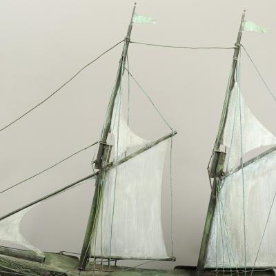 Rare Schooner Weathervane