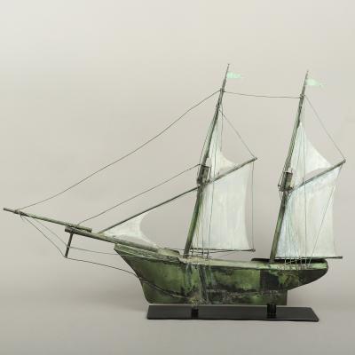 Rare Schooner Weathervane