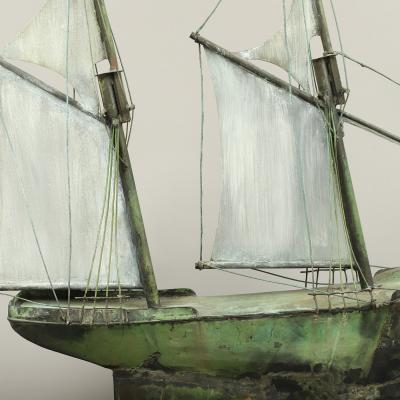 Rare Schooner Weathervane