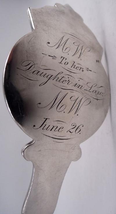 Rare Schulz Fischer San Francisco Medallion Coin Silver Soup Ladle