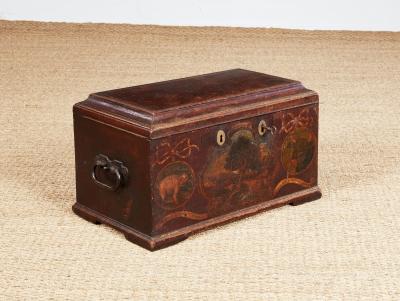 Rare Scottish George III Corporation Treasury Box