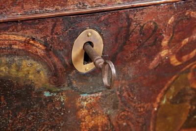 Rare Scottish George III Corporation Treasury Box