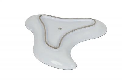 Rare Set of Seven Japanese Cloisonn Enamel Sashimi Plates In Box Ando Jubei