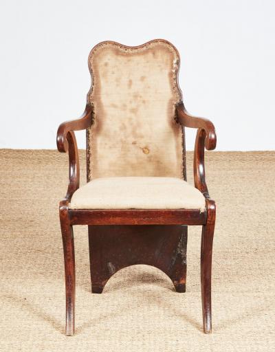 Rare Specimen Burl Oak Chair