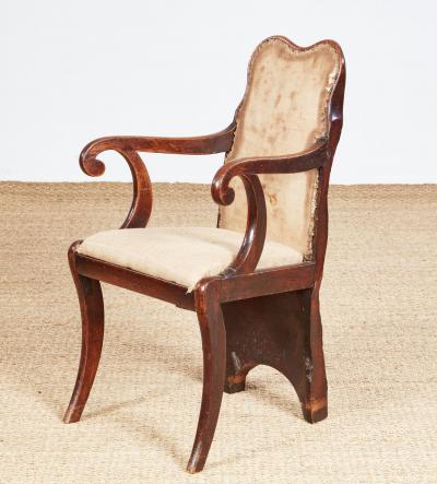 Rare Specimen Burl Oak Chair