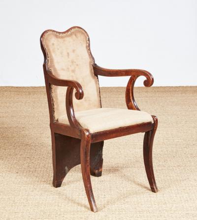 Rare Specimen Burl Oak Chair