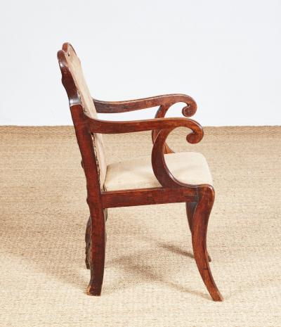 Rare Specimen Burl Oak Chair