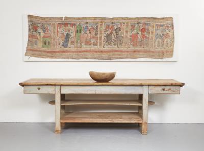 Rare Swedish Country House Serving Table