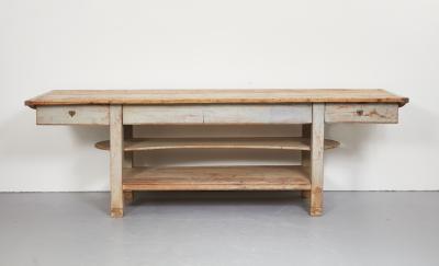 Rare Swedish Country House Serving Table