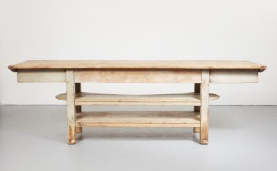 Rare Swedish Country House Serving Table