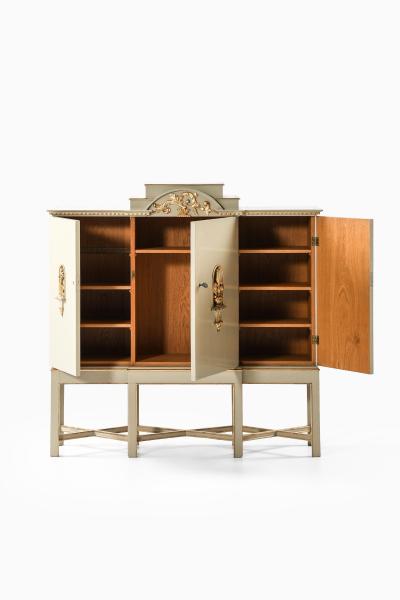 Rare Swedish Grace Cabinet in Paint and Wood 1920s