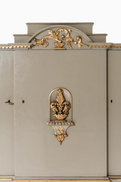 Rare Swedish Grace Cabinet in Paint and Wood 1920s