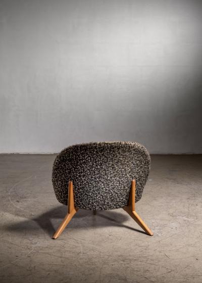 Rare Swedish trileg lounge chair