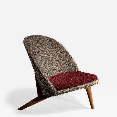 Rare Swedish trileg lounge chair
