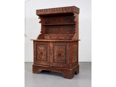Rare Swiss Manorial Cabinet