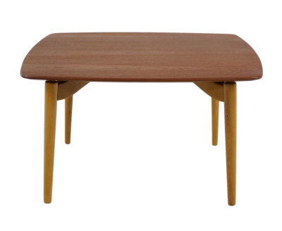 Rare Teak Oak Lamp Coffee Table Designed by Arne Vodder