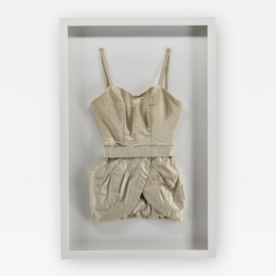 Rare Vintage Gold Silver Lame Designer Bathing Suit