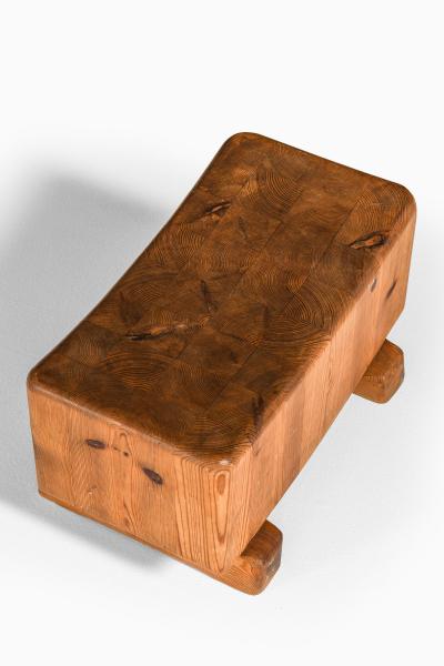 Rare and Compact Stool in Pine 1950s