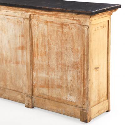 Rare and Elegant French Directoire Painted Shop Counter C 1830