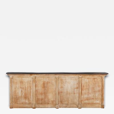 Rare and Elegant French Directoire Painted Shop Counter C 1830