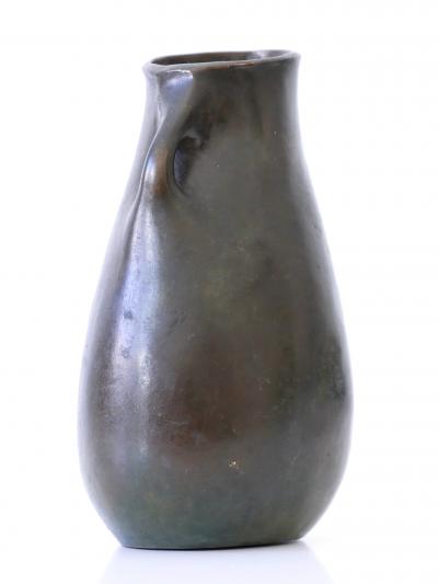 Rare and Elegant Mid Century Modern Bronze Vase Germany 1960s Signed RNR