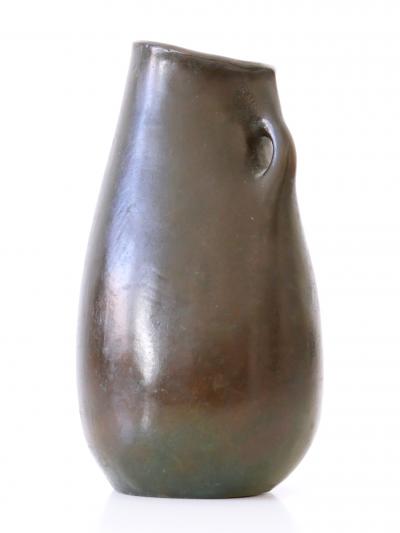 Rare and Elegant Mid Century Modern Bronze Vase Germany 1960s Signed RNR