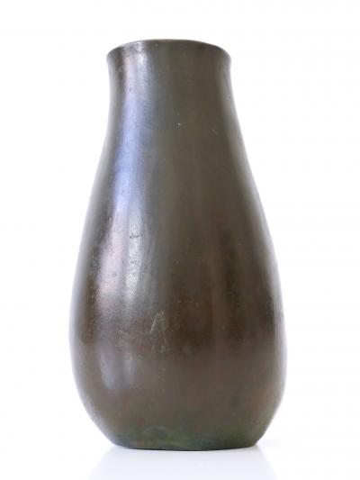 Rare and Elegant Mid Century Modern Bronze Vase Germany 1960s Signed RNR