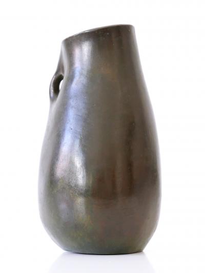 Rare and Elegant Mid Century Modern Bronze Vase Germany 1960s Signed RNR