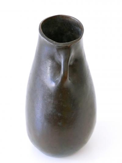 Rare and Elegant Mid Century Modern Bronze Vase Germany 1960s Signed RNR