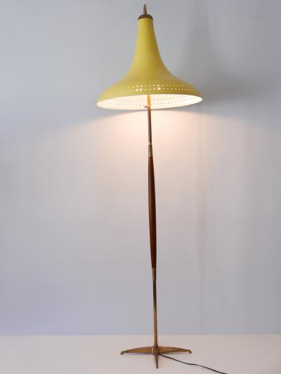 Rare and Elegant Mid Century Modern Floor Lamp or Standing Light Austria 1960s