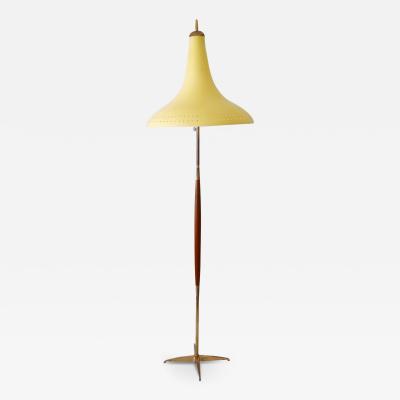 Rare and Elegant Mid Century Modern Floor Lamp or Standing Light Austria 1960s