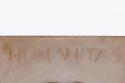 Rare and Important Italian Alabaster Bust Sculpture of Jesus Christ C 1860