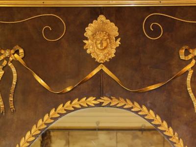 Rare and Important Woodwork Mirror in Louis XVI style circa 1880