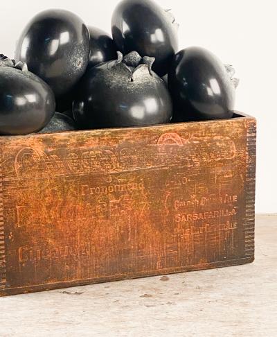 Rare and Large Trompe l il Bronze Monster Blueberries by Popliteo