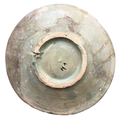 Rare early 17th century Dutch Maiolica Pomegranate plate