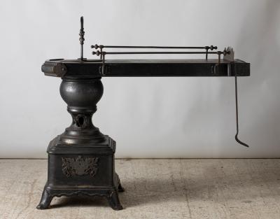 Rare ironer stove France circa 1880