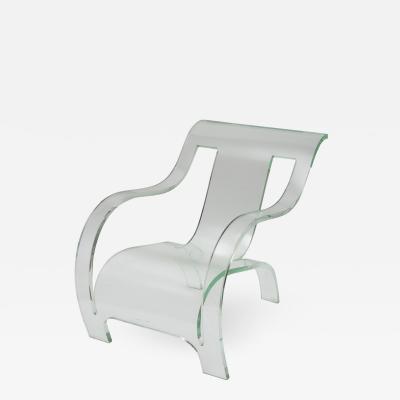 Rare lucite armchair