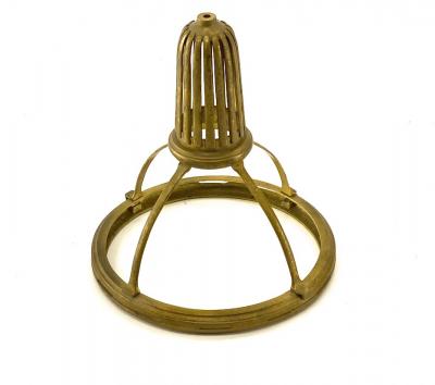 Rare set of 8 cast bronze Art Deco pendant