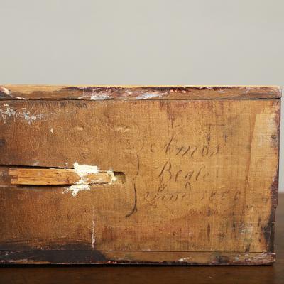 Rare signed one drawer stand